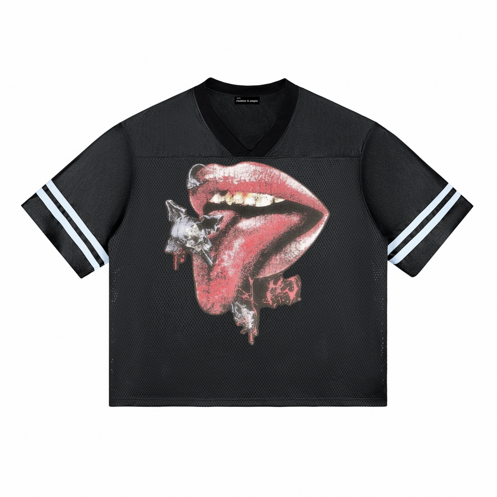 Taped Mesh T-Shirt